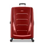 Samsonite Winfield 2 Hardside Expandable Luggage with Spinner Wheels, Burgundy, Checked-Large 28-Inch