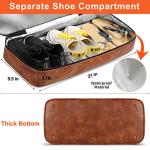 IBFUN Weekender Bags for Women, 21" Weekender Travel Bag, Travel Duffle Bag with Shoe Compartment Carry on Overnight Duffel Bag for Weekend Travel Business Trip, 3PCS