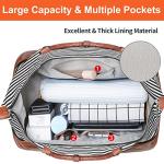 IBFUN Weekender Bags for Women, 21" Weekender Travel Bag, Travel Duffle Bag with Shoe Compartment Carry on Overnight Duffel Bag for Weekend Travel Business Trip, 3PCS