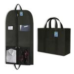 Heavy Duty Clothing Storage Large Garment Bag for Hanging Clothes Travel and Moving, Zippered Breathable Closet Organizer, Protector for Suits Dresses and Seasonal Storage, Black Design