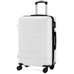 Simple Deluxe 28 Inch Hardside Carry On Luggage, Suitcase with Double Spinner Wheels & TSA Lock, Hard Shell Suitcase, Expandable Rolling Lightweight Luggage, White