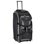 Travelers Club 30" Xpedition Upright Rolling Travel Duffel Bag, Charcoal Grey, Large