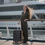 Eeeza Luggage Sets 3 Piece,Suitcases with Wheels,Carry On Luggage Set,ABS Hard Case Luggage with TSA Lock Spinner Wheels(3 Piece Sets,Black(20"/DB/TB))