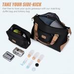 Eeeza Luggage Sets 3 Piece,Suitcases with Wheels,Carry On Luggage Set,ABS Hard Case Luggage with TSA Lock Spinner Wheels(3 Piece Sets,Black(20"/DB/TB))