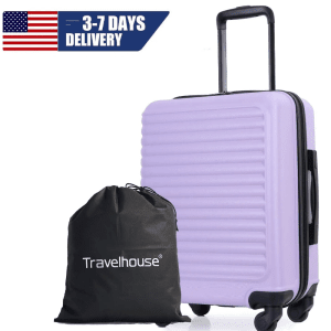 Travelhouse 20" Carry on Luggage Lightweight  Hardside Suitcase with Spinner Wheels