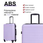 Travelhouse 20" Carry on Luggage Lightweight  Hardside Suitcase with Spinner Wheels