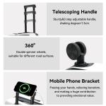 20 Inch Front Opening Cabin Suitcase Spinner Wheel Travel Rolling Luggage For Men Women Trolley Case With TSA Lock,USB Charging