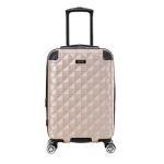 Kenneth Cole REACTION Diamond Tower Collection Lightweight Hardside Expandable 8-Wheel Spinner Travel Luggage, Rose Gold, 20-Inch Carry On