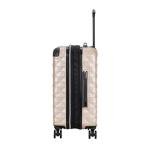 Kenneth Cole REACTION Diamond Tower Collection Lightweight Hardside Expandable 8-Wheel Spinner Travel Luggage, Rose Gold, 20-Inch Carry On