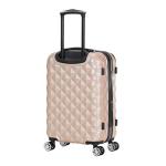 Kenneth Cole REACTION Diamond Tower Collection Lightweight Hardside Expandable 8-Wheel Spinner Travel Luggage, Rose Gold, 20-Inch Carry On