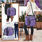 BAFASO Large Travel Toiletry Bag with 4 Removable Pouches, Multifunctional Makeup Bag Hair Bag for Toiletry and Makeup Supplies, Purple