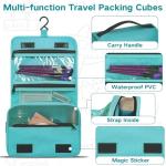 FREEAMG Packing Cubes 8 Set Suitcase Packing Cubes Breathable Mesh Travel Cubes Organizer for Packing Lightweight Vacation Travel Essentials Accessories (Green)