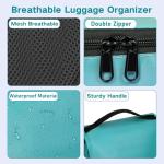 FREEAMG Packing Cubes 8 Set Suitcase Packing Cubes Breathable Mesh Travel Cubes Organizer for Packing Lightweight Vacation Travel Essentials Accessories (Green)