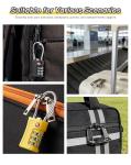 Oythiem TSA Approved Combination Luggage Locks & 4 Zipper Locks Anti Theft - 3 Digit Re-Settable Code Lock with Zinc Alloy Body, Ultimate Travel Security Bundle for Suitcase, Backpack & Carry-On