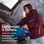 Osprey Daylite 40L Wheeled Carry On Collapsible Travel Duffel Bag, Lightweight Rolling Suitcase, Night Shift Blue