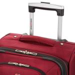 SwissGear Sion Softside Expandable Luggage – Carry-On Suitcase with 360 Degree Wheels & Retractable Handle – 21 Inch, Perfect for 1-3 Night Trips – Burgundy