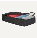 Amazon Essentials 4-Piece Packing Cubes Travel Accessories Set, Luggage Organizer with Double Zipper, Mesh Top, 100% Polyester, Small/Medium/Large/Slim, Black (Previously Amazon Basics)