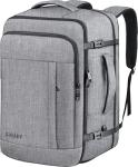 Gieury 60L Backpack, Extra Large Travel Backpack for Men & Women, Expandable Big Capacity For Airplanes, Travel Gifts for Men Women, Fits 18.4 Inch Laptop, Luggage Suitcase Daypack Bag, Grey