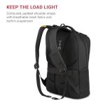 SwissGear Cecil 5505 Laptop Backpack, Black/Gold, 18-Inch