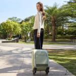 LOVEVOOK Carry On Luggage 22x14x9 Airline Approved,20 Inch Carry-on Suitcase for Women,Softside Suitcases with Wheels,Rolling Checked Luggage with TSA Lock,Lightweight Travel