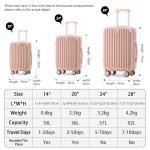 20 Inch Carry on Luggage Carry-on with Cup Holder & USB Port, Luggage with Airline Approved TSA Lock, Softside Lightweight carry on luggage 22 x 14 x 9 airline approved 360° Spinner Double Wheels