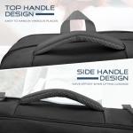 Fxcelets Travel Backpack for Men, Expandable Carry on Backpack, TSA 17.3 inch Laptop Bag Flight Approved, Lightweight Business Luggage Bag, Travel Gifts for Men Women, Black