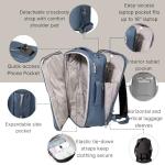 Baggallini Modern Convertible Travel Backpack - Lightweight 11.8"x17.7"x 8.5" Duffel Weekender w/Laptop Pocket