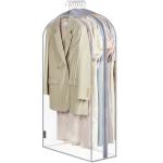 BALEINE 40'' Clear Garment Bags for Hanging Clothes, 10.5'' Wide PEVA Suit Bag for Closet Clothes Dresses Coat (Clear, 1PK)