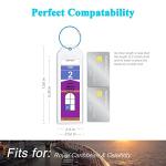 Cruise Luggage Tag Holder for Royal Caribbean & Celebrity 5 Pack, Cruise Ship Essentials 2025 Waterproof, Cruise Must Haves Durable