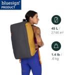 Osprey Daylite 45L Duffel Backpack - Convertible Everyday Duffel Bag for Gym, Commute, and Travel, Black