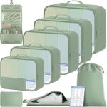 BAGAIL 9 Set Packing Cubes Luggage Packing Organizers for Travel Accessories (Matcha Green)