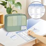 BAGAIL 9 Set Packing Cubes Luggage Packing Organizers for Travel Accessories (Matcha Green)