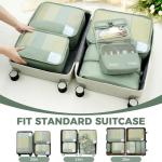BAGAIL 9 Set Packing Cubes Luggage Packing Organizers for Travel Accessories (Matcha Green)