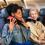 Cabeau Travel Neck Pillows for Airplanes – The Neck’s Evolution, TNE S3 – Supportive Memory Foam Design for Long Haul Flights – Attachable Seat Straps and 360° Support (Sydney Blue)