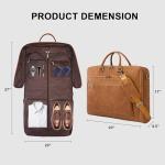 Garment Bag for Travel Large Carry on Garment Bags Men Women Garment Suitcase Bags