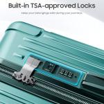carry on luggage airline approved Lightweight carry on luggage 22x14x9 airline approved with TSA lock 8 Double Spinner Wheels Hard Shell Luggage Suitcase with TSA Lock 20 Inch suitcases with wheels