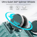 carry on luggage airline approved Lightweight carry on luggage 22x14x9 airline approved with TSA lock 8 Double Spinner Wheels Hard Shell Luggage Suitcase with TSA Lock 20 Inch suitcases with wheels