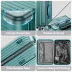 carry on luggage airline approved Lightweight carry on luggage 22x14x9 airline approved with TSA lock 8 Double Spinner Wheels Hard Shell Luggage Suitcase with TSA Lock 20 Inch suitcases with wheels