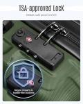 LIGHT FLIGHT Luggage Sets, 3 Piece Durable Suitcase Set with Spinner Wheels, 3 Pcs Hardside Lightweight luggage with TSA Lock, Large Checked Travel Suitcases, 20/24/28 Inch, Pine Green