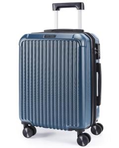 LIGHT FLIGHT Carry On Luggage 22x14x9 Airline Approved, Durable Hard Shell Carry On Suitcases with Wheels, Expandable Hardside Lightweight Travel Luggage with TSA Lock 20 Inch Carry on, Royal Blue