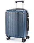 LIGHT FLIGHT Carry On Luggage 22x14x9 Airline Approved, Durable Hard Shell Carry On Suitcases with Wheels, Expandable Hardside Lightweight Travel Luggage with TSA Lock 20 Inch Carry on, Royal Blue