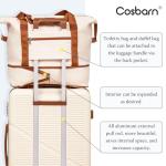 Cosbarn Carry On Luggage Set 22x14x9 Airline Approved, 3 Piece 20 Inch Lightweight ABS Hardside Suitcases with Wheels and TSA Lock, Durable Waterproof Travel Suitcase for Men Women