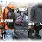 Lewis N. Clark Travel Luggage Tag and Suitcase Identifiers for Women and Men, Carry on, Backpack and More, Purple Branches, Single