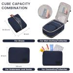 LOVEVOOK 40L Large Travel Backpack for Women Men, 17 Inch Carry on Backpack for Traveling on Airplane, Personal Item Travel Bag Airline Approved, Business Causal Weekender Backpack, Blue-Black