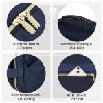 LOVEVOOK 40L Large Travel Backpack for Women Men, 17 Inch Carry on Backpack for Traveling on Airplane, Personal Item Travel Bag Airline Approved, Business Causal Weekender Backpack, Blue-Black