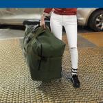 Arxus Large Duffel Bag, 120L Waterproof Carry on Weekend Overnight Storage Bag over Luggage for Airline, Travel, Camping, Moving