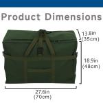 Arxus Large Duffel Bag, 120L Waterproof Carry on Weekend Overnight Storage Bag over Luggage for Airline, Travel, Camping, Moving