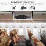 BE SMART Waterproof Foldable Garment Bags for Travel, Large Travel Hanging Bags for Clothes, Wide Carrying on Suit Bag for Men Women, Suit Cover (Black)