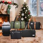 BE SMART Waterproof Foldable Garment Bags for Travel, Large Travel Hanging Bags for Clothes, Wide Carrying on Suit Bag for Men Women, Suit Cover (Black)