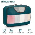 Veken 8 Set Packing Cubes for Travel Essentials, Suitcase Organizer Bags in 4 Sizes, Carry-On Luggage Accessories with Large Laundry & Hanging Toiletry Bag, Must-Have for Airplane, Road Trip & Camping